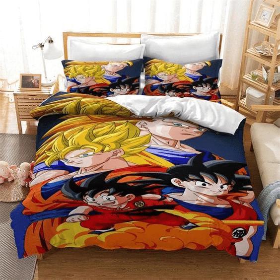 Parure de lit Amant de Dragon Ball 11 Housse De Couette Ensemble De Literie