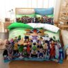 Parure de lit Amant de Dragon Ball 3 Housse De Couette Ensemble De Literie