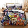 Parure de lit Amant de Dragon Ball 5 Housse De Couette Ensemble De Literie
