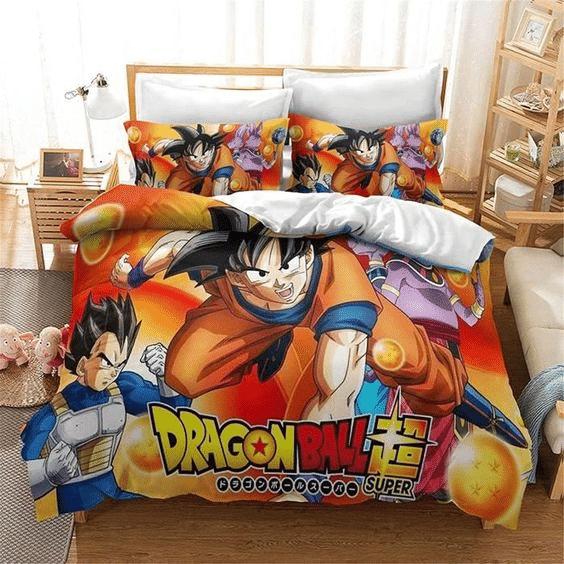 Parure de lit Amant de Dragon Ball 8 Housse De Couette Ensemble De Literie