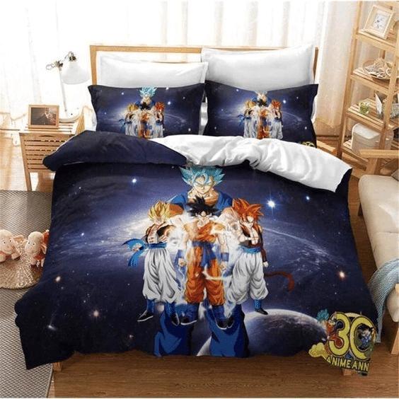 Parure de lit Amant de Dragon Ball 9 Housse De Couette Ensemble De Literie