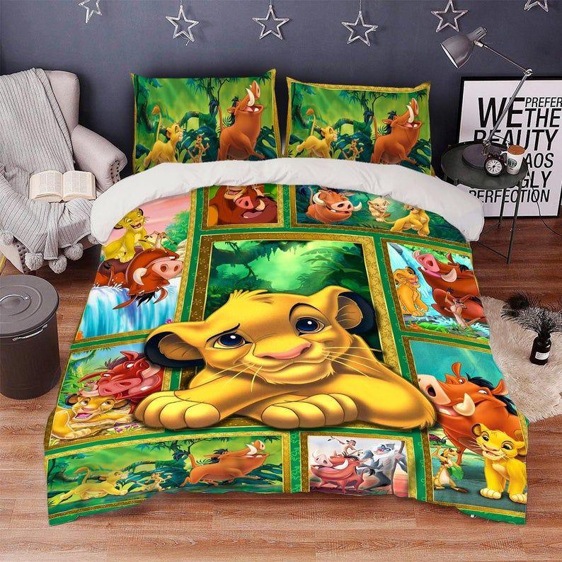 Parure de lit Disney Le Roi Lion Disney Simba Lion 10 Housse De Couette Ensemble De Literie