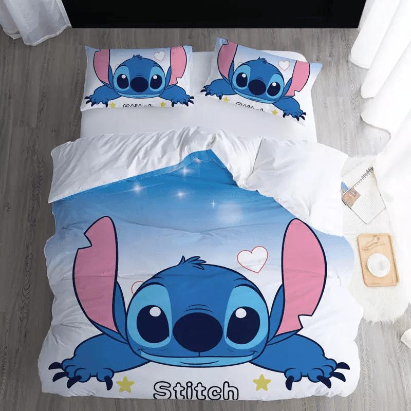 Parure de lit Disney Lilo Et Stitch Mignon Charmant Housse De Couette Ensemble De Literie Parure de lit Disney Lilo Et Stitch Mignon Charmant Housse De Couette Ensemble De Literie
