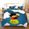 Parure de lit Dragon Ball Amant de Goku 1 Housse De Couette Ensemble De Literie
