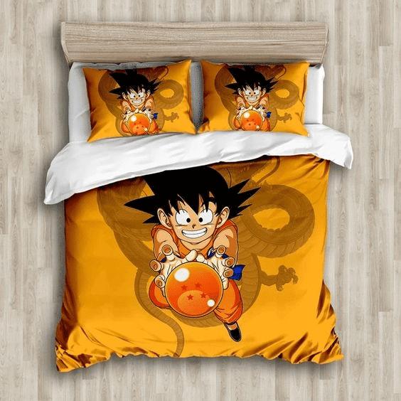 Parure de lit Dragon Ball Amant de Goku 2 Housse De Couette Ensemble De Literie