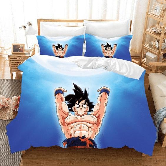 Parure de lit Dragon Ball Amant de Goku 4 Housse De Couette Ensemble De Literie
