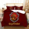 Parure de lit Harry Potter Gryffondor 6 Housse De Couette Ensemble De Literie