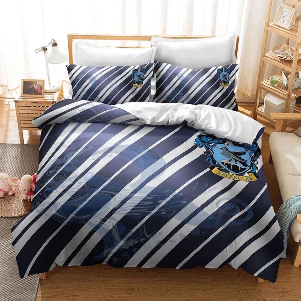 Parure de lit Harry Potter Serdaigle 4 Housse De Couette Ensemble De Literie