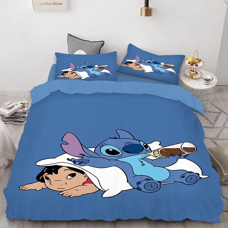 Parure de lit Lilo Et Stitch 2 Housse De Couette Ensemble De Literie