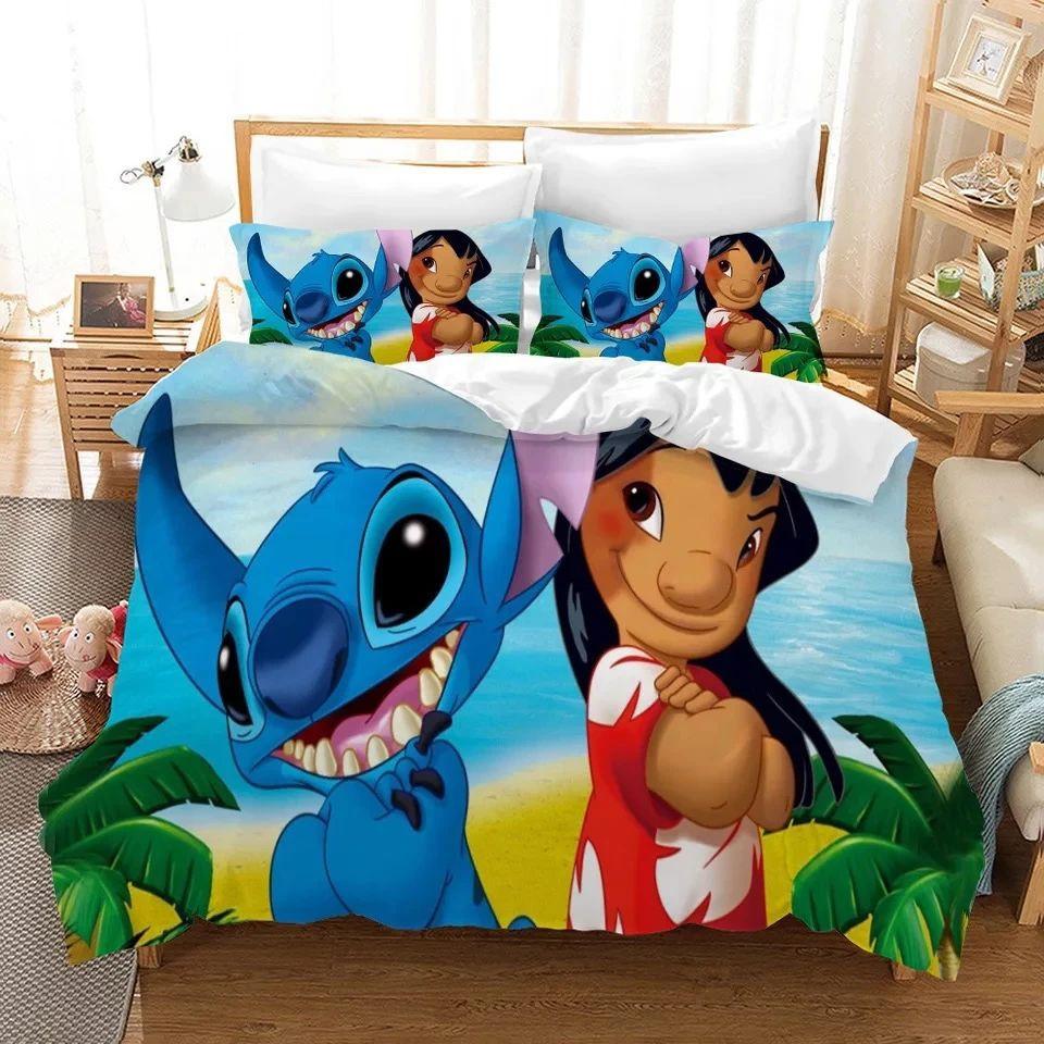 Parure de lit Lilo Et Stitch 6 Housse De Couette Ensemble De Literie