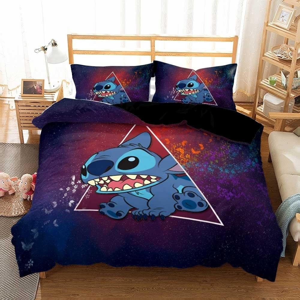 Parure de lit Lilo et Stitch Disney, Lilo et Stitch Lovely IX Housse De Couette Ensemble De Literie