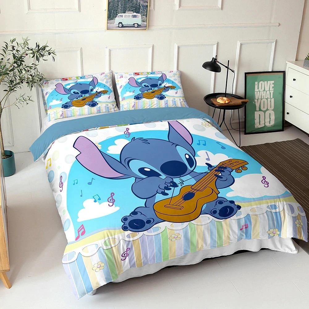 Parure de lit Lilo et Stitch Disney, Stitch Lovely No200 Housse De Couette Ensemble De Literie Parure de lit Lilo et Stitch Disney, Stitch Lovely No200 Housse De Couette Ensemble De Literie
