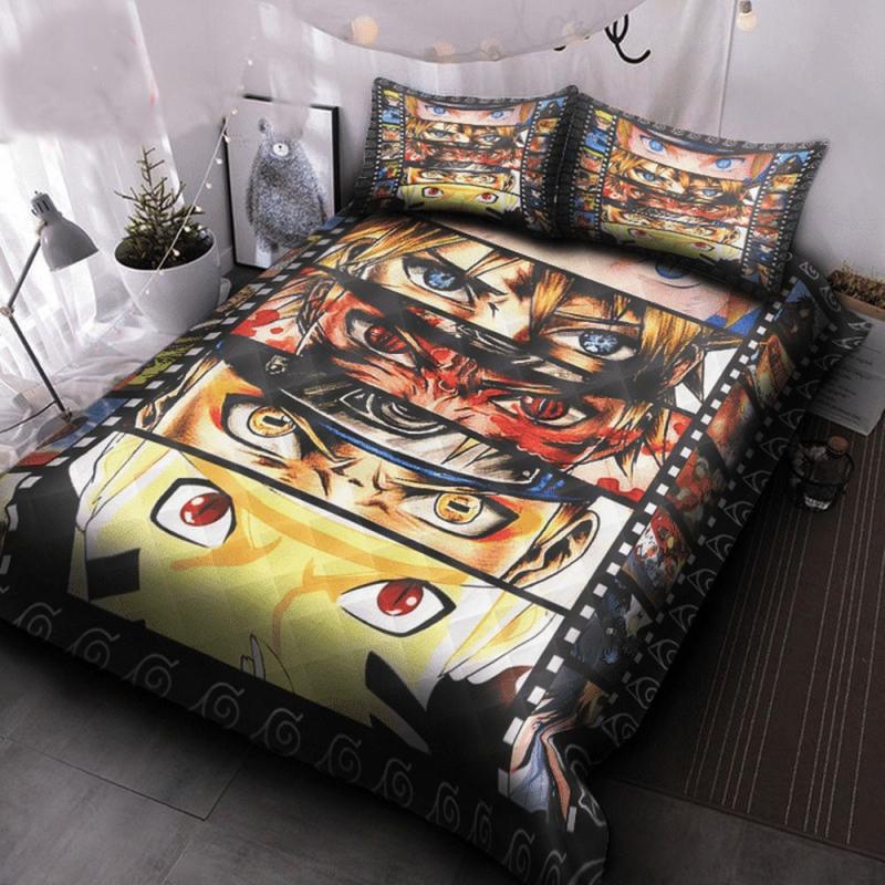 Parure de lit Naruto, Collection Yeux Naruto Housse De Couette Ensemble De Literie Parure de lit Naruto, Collection Yeux Naruto Housse De Couette Ensemble De Literie