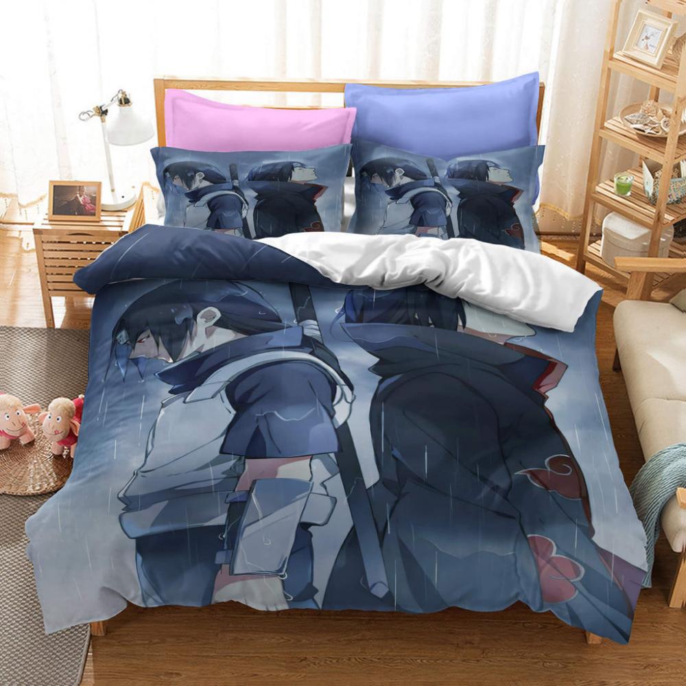 Parure de lit Naruto Kakashi Sasuke Itachi Bijuus Housse De Couette Ensemble De Literie Parure de lit Naruto Kakashi Sasuke Itachi Bijuus Housse De Couette Ensemble De Literie