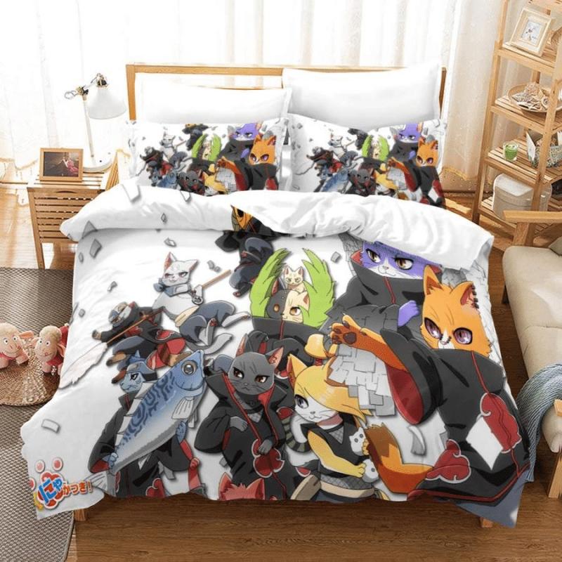 Parure de lit Naruto Shippuden 13, amoureux de Naruto, Naruto tous les personnages Housse De Couette Ensemble De Literie