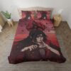 Parure de lit Naruto, Uchiha Itachi Sharingan Yeux Housse De Couette Ensemble De Literie