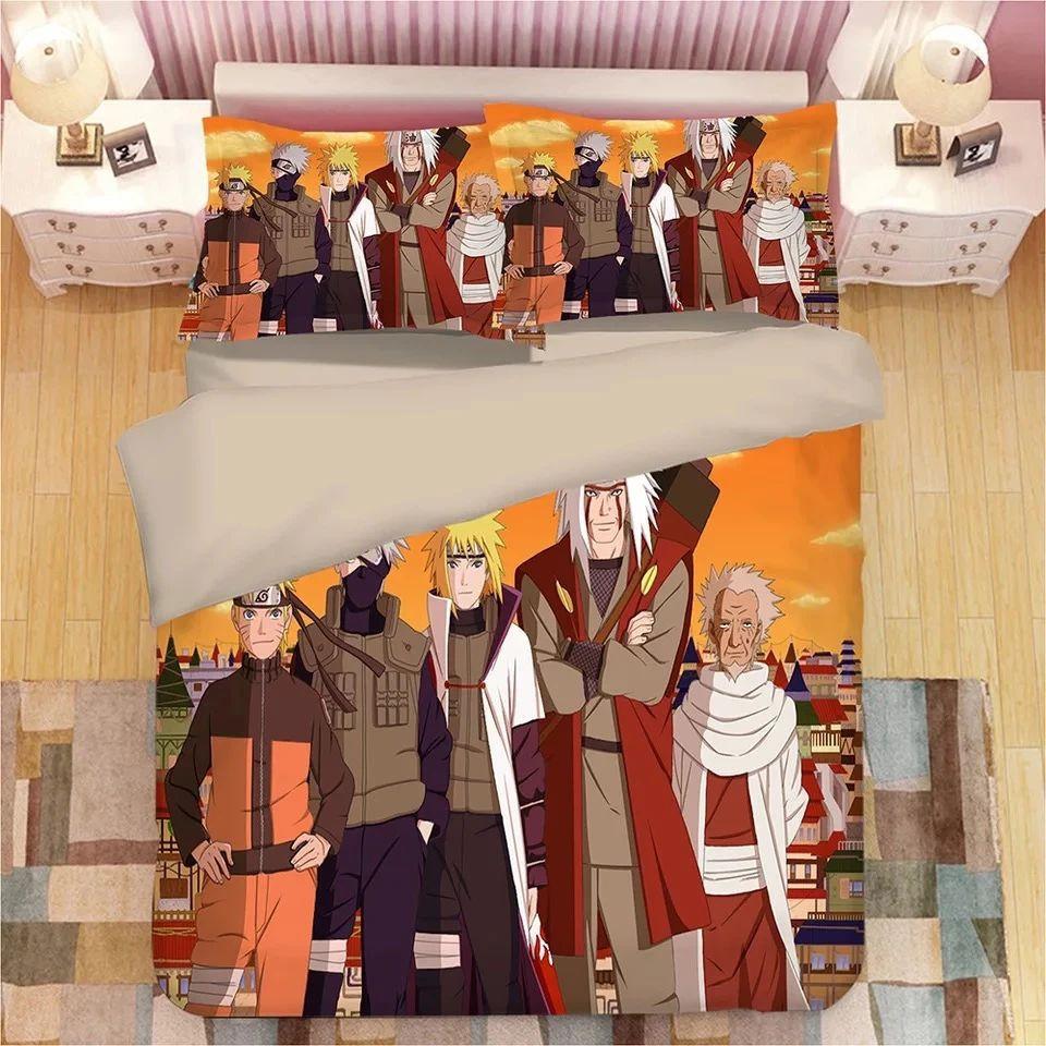 Parure de lit Naruto Uzumaki Naruto 14, Naruto Tous les personnages Housse De Couette Ensemble De Literie