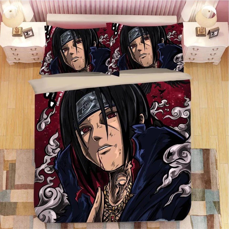 Parure de lit Naruto Uzumaki Naruto Itachi Uchiwa Cool Housse De Couette Ensemble De Literie Parure de lit Naruto Uzumaki Naruto Itachi Uchiwa Cool Housse De Couette Ensemble De Literie