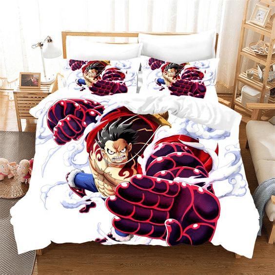 Parure de lit One Piece Monkey D. Luffy 3, One Piece Housse De Couette Ensemble De Literie Parure de lit One Piece Monkey D. Luffy 3, One Piece Housse De Couette Ensemble De Literie
