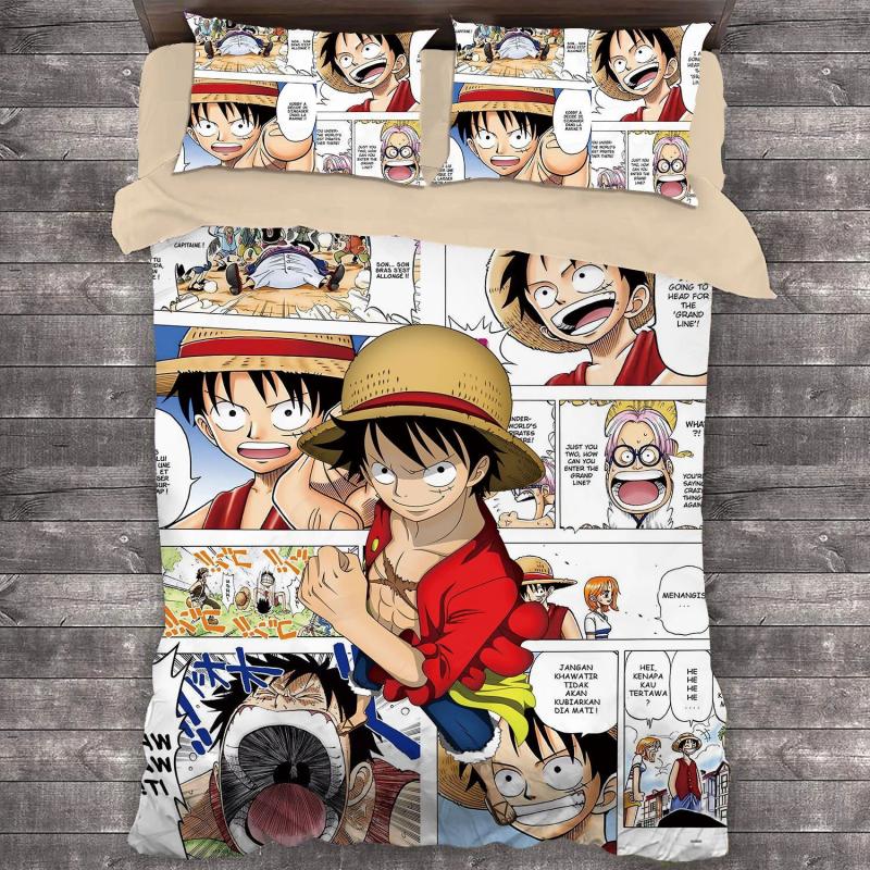 Parure de lit One Piece comique 4 Housse De Couette Ensemble De Literie Parure de lit One Piece comique 4 Housse De Couette Ensemble De Literie