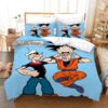 Parure de lit Popeye le marin x Son Goku 15, Popeye le marin Housse De Couette Ensemble De Literie