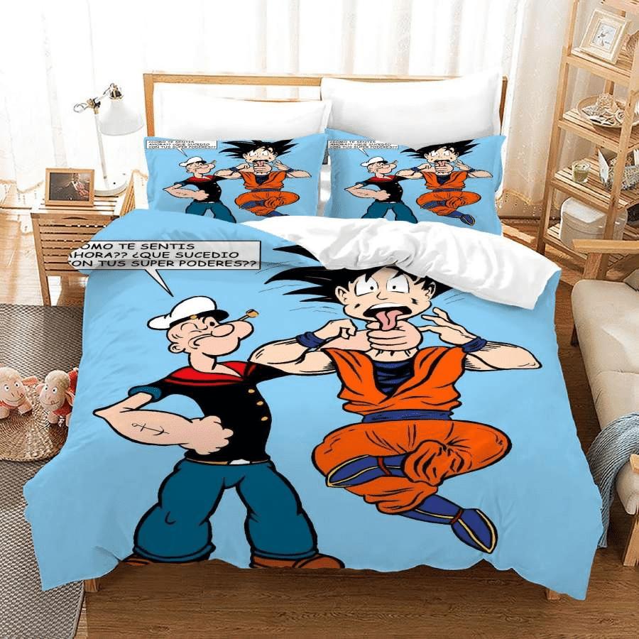 Parure de lit Popeye le marin x Son Goku 15, Popeye le marin Housse De Couette Ensemble De Literie Parure de lit Popeye le marin x Son Goku 15, Popeye le marin Housse De Couette Ensemble De Literie