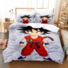 Parure de lit Son Goku Dragon Ball Manga 3 Housse De Couette Ensemble De Literie