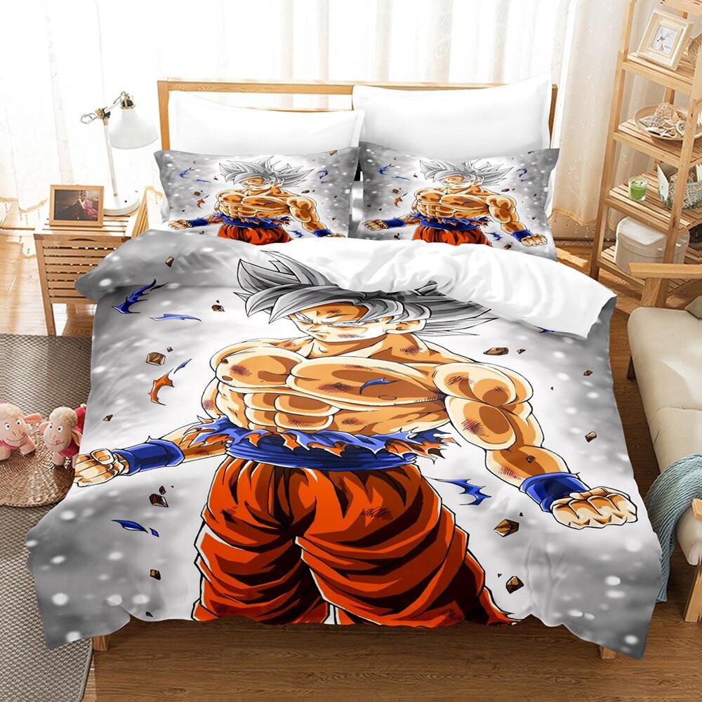 Parure de lit Son Goku Dragon Ball Z 2 Housse De Couette Ensemble De Literie