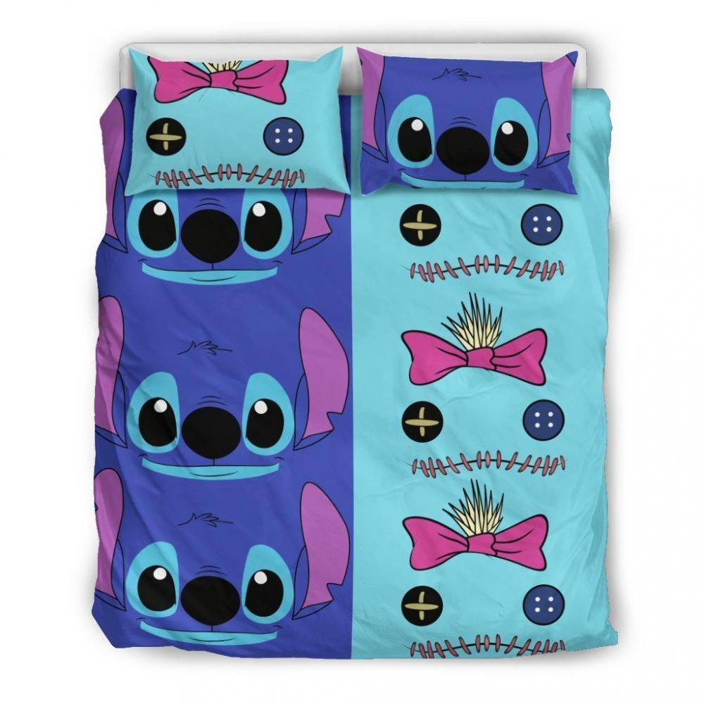 Parure de lit Stitch Disney, Stitch & Scrump Housse De Couette Ensemble De Literie Parure de lit Stitch Disney, Stitch & Scrump Housse De Couette Ensemble De Literie