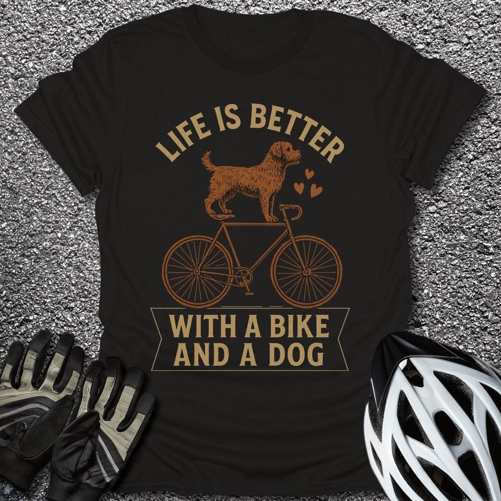 Bike and Dog T-Shirt